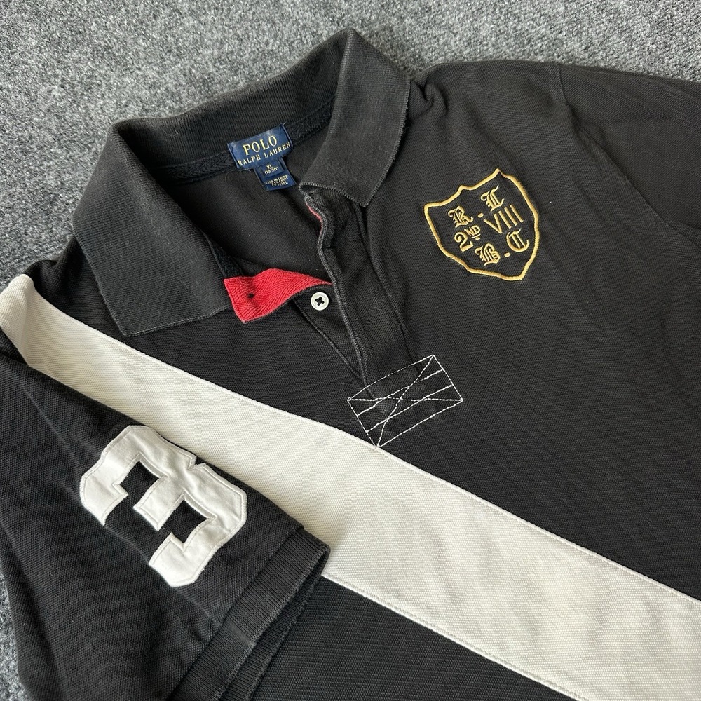 Polo Ralph Lauren Polo Shirt Big Pony Coat Of Arms Preppy RL CITY Youth XL